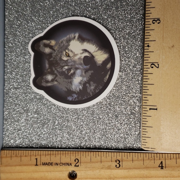 ART NATURE WOLF waterproof Sticker - Picture 2 of 7